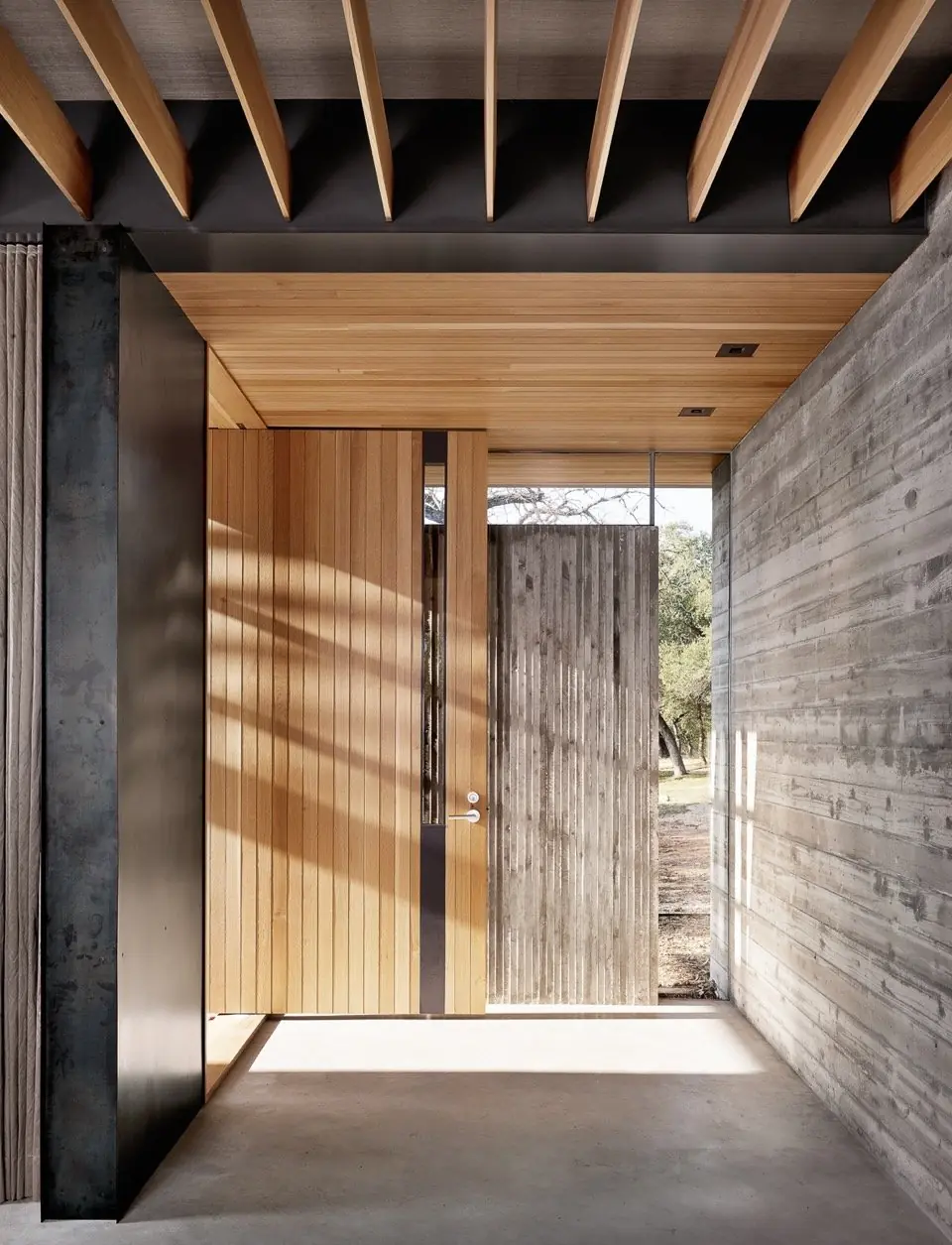 Entry door, Cuernavaca by Risinger Build, Austin, TX