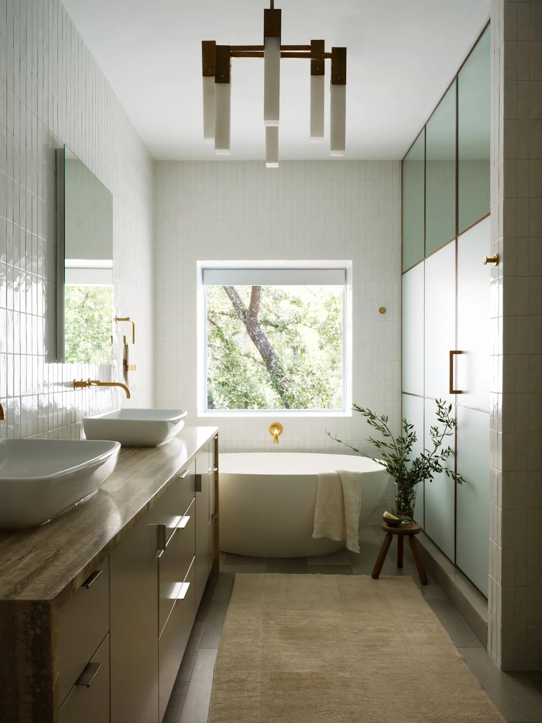 Bathtub view, Lakeside by Risinger Build, Lake Austin, Austin, TX