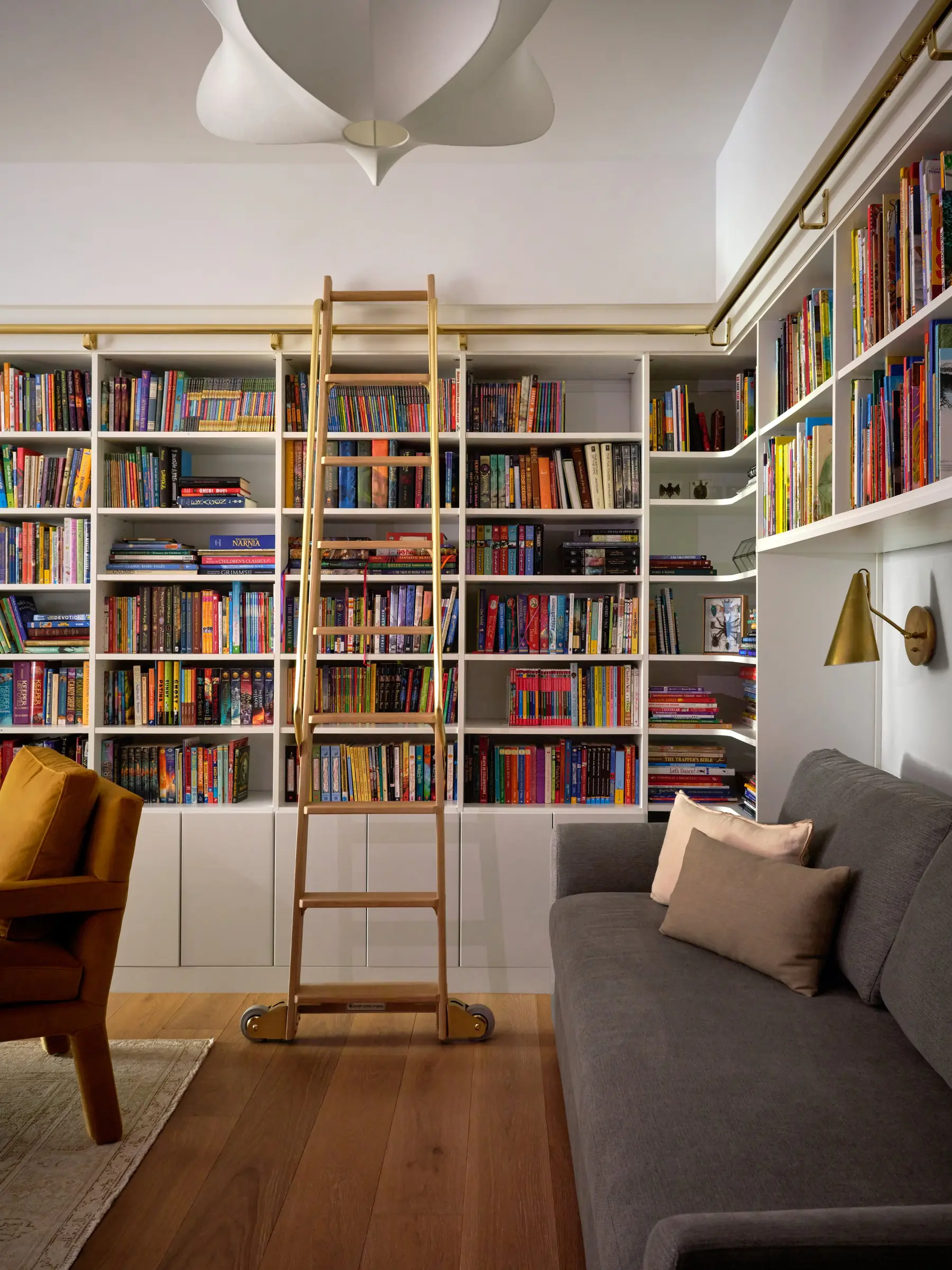 Library, Lakeside by Risinger Build, Lake Austin, Austin, TX