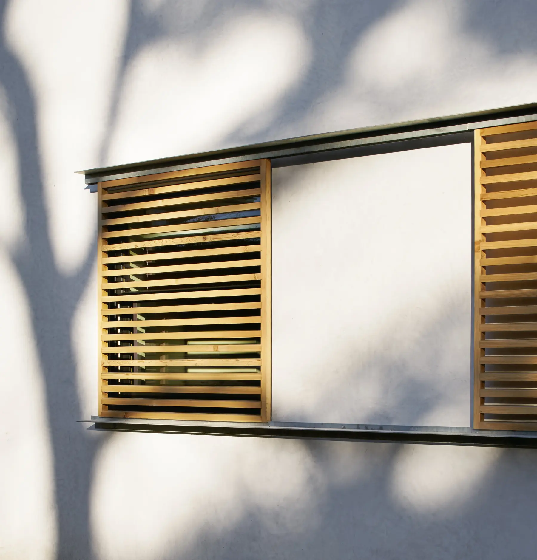Shutter exterior, Modern Texas Prefab by Risinger Build, Austin, TX