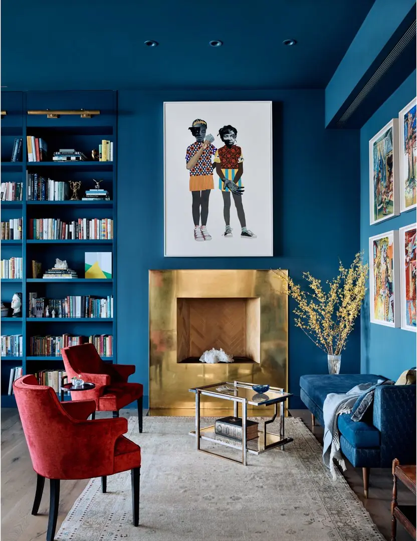 Blue room, Scenic by Risinger Build, Austin, TX